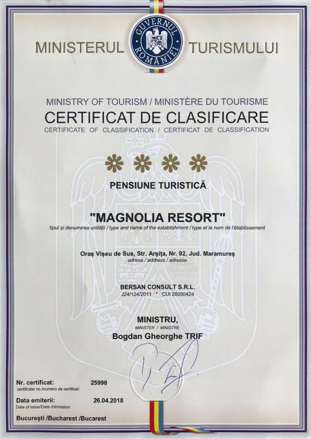 Magnolia Resort Chalets Viseu de Sus Exterior photo